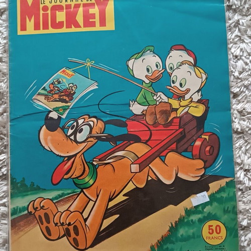 Le Journal De Mickey No 303 French Mickey Mouse Comic 1950s like new