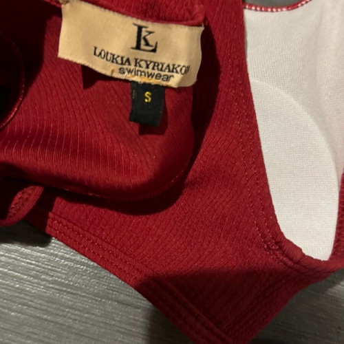 Loukia Kyriakou swimsuit xsmall like new, cutout back