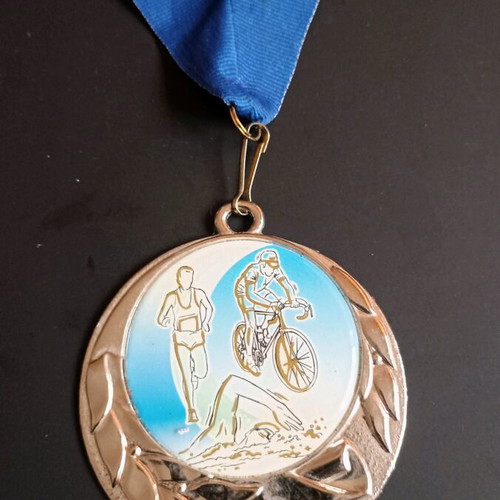 Collectible triathlon medal 2nd Multi Sport Tsakonia 2013 like new