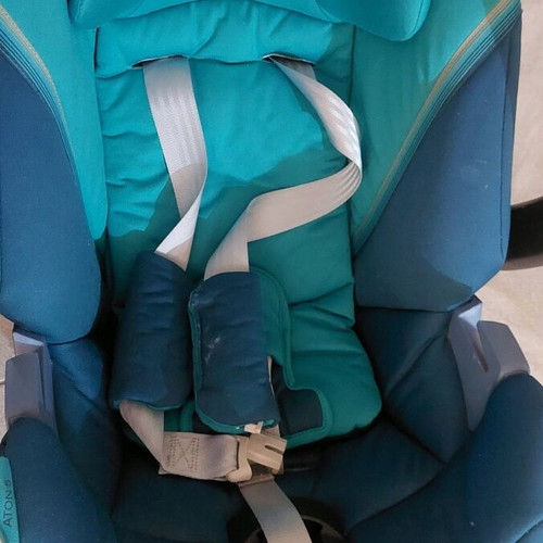Cybex Gold ATON 5 infant car seat blue-turquoise like new