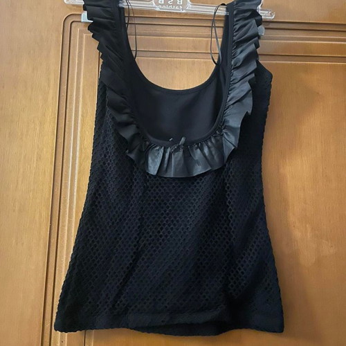 Lynne Blouse With Open Back used, black, size M