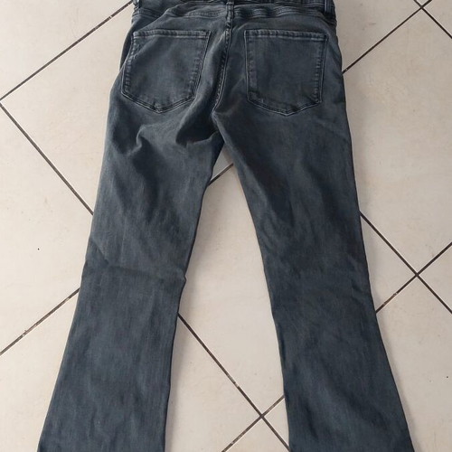 Zara women's flare jeans like new, black and grey