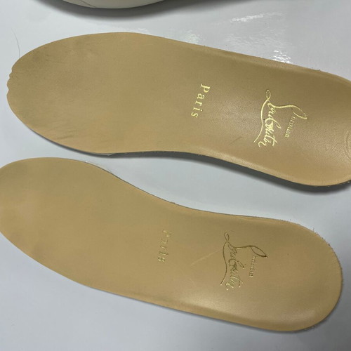 Christian Louboutin slip on sneakers 37.5 like new, black