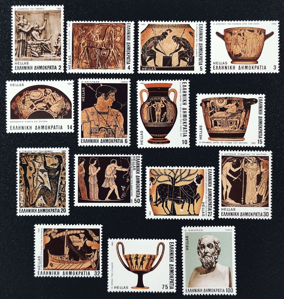 1983 ΕΚΔΟΣΗ ΓΙΑ ΤΑ ΟΜΗΡΙΚΑ ΕΠΗ - ΣΕΙΡΑ ΑΣΦΡΑΓΙΣΤΩΝ ΓΡΑΜΜΑΤΟΣΗΜΩΝ