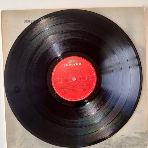 The Cure Faith LP used, 1981 Greek first edition