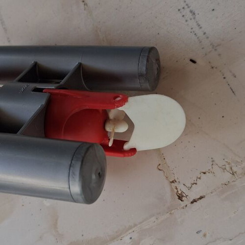 Playmobil submarine propulsion mechanism used, works normally