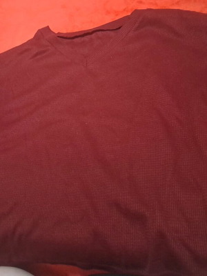 Short-sleeve blouse Bordeaux Shein like new, size S