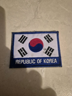 Collectible South Korea Republic of Korea Patch like new with Velcro