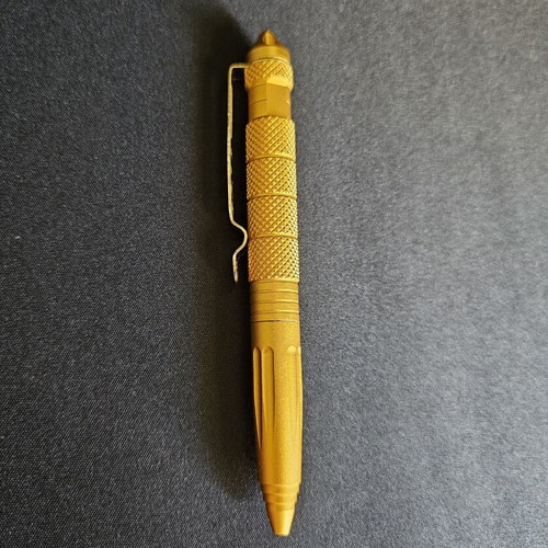 Metal pen, gold color for outdoor activities