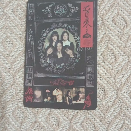 Red Velvet Chill Kill Album Lomo Card Kpop New