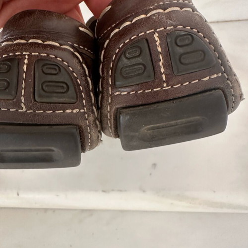 Zara leather moccasins brown like new, size 41