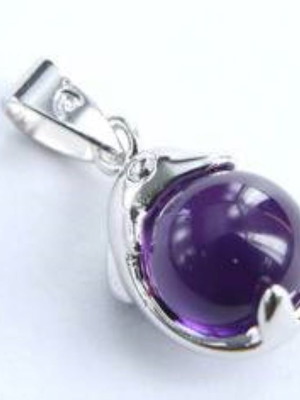 Fashion 925 silver pendant with amethyst new