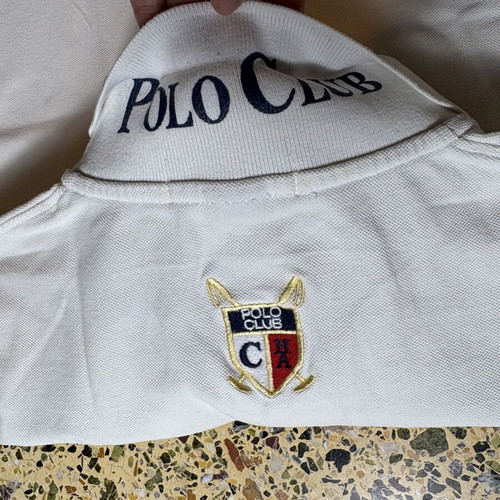 US Polo Club men's polo shirt Large like new, black and white