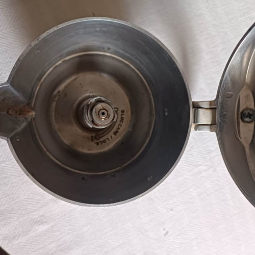 Bialetti Mukka Express vintage coffee maker used, cow design