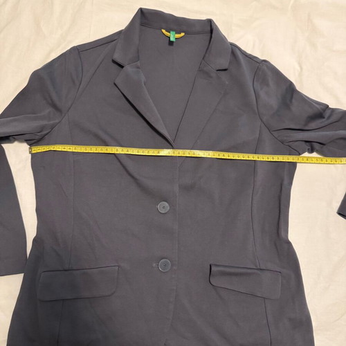 Benetton blue jacket like new, size XXL