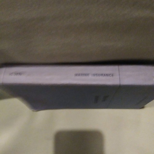 Marine Insurance Book used