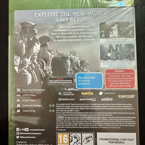 Monster Hunter World Iceborne Master Edition Xbox One game
