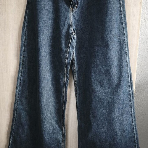Sac & Co wide leg jeans new, size large, blue