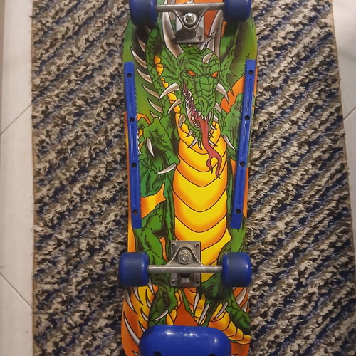 Dragon Themed Skateboard used
