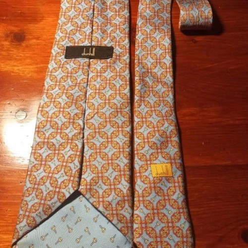 Dunhill tie like new, turquoise