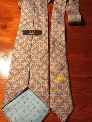 Dunhill tie like new, turquoise