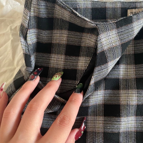 Mini skirt used Pull & Bear size M 38 10 black with pockets and front zipper