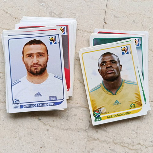 Panini stickers FIFA World Cup 2010, like new, set of 40