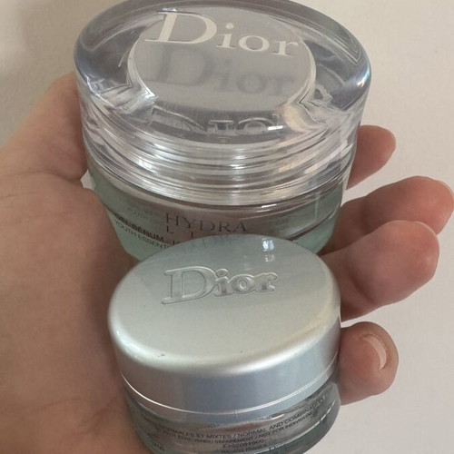 Dior empty glass bottles pack of 2, 15 and 50 ml, like new