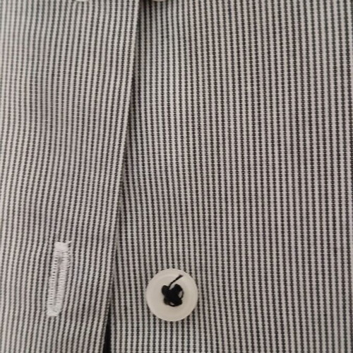 Marks and Spencer women's striped shirt size 14 like new, black and white
