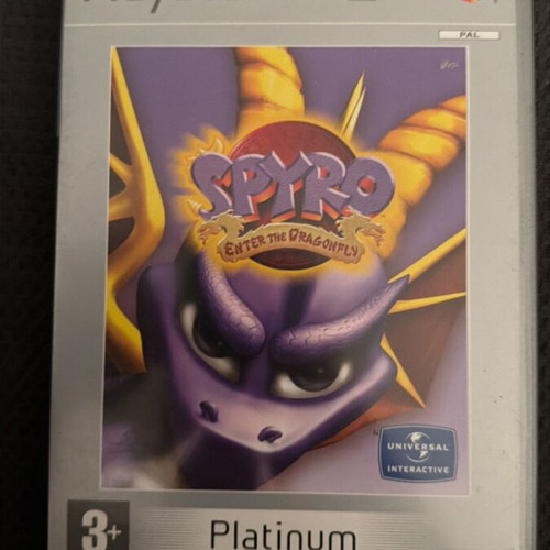 Spyro Enter the Dragonfly PlayStation 2 game like new, no manual