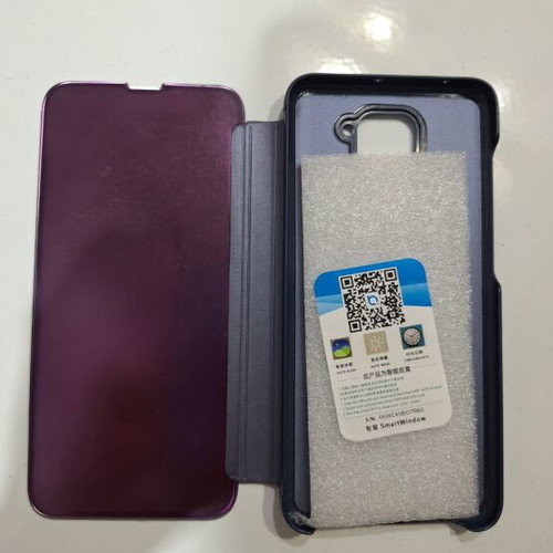 Naxius Case View purple phone case for Xiaomi Redmi Note 9
