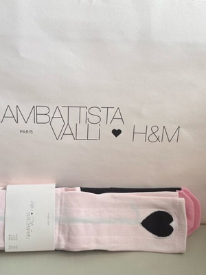 Giambattista Valli knee highs pink new from H&M collab 2019
