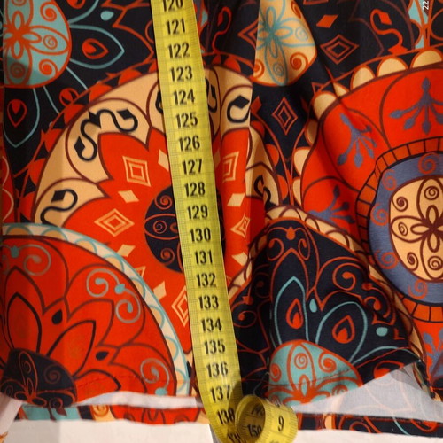 SHEIN Boho Maxi Dress with Ethnic Mandala Pattern and Tassels XL