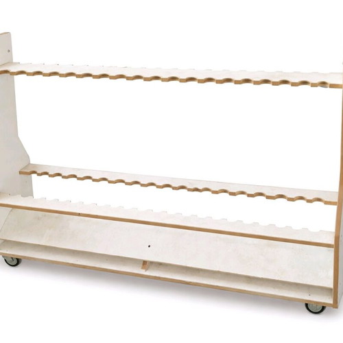 Rod Stand for 36 Rods New with Wheels