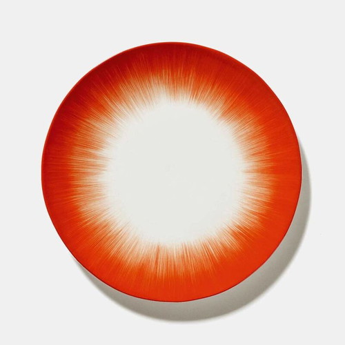 Set of 2 porcelain plates 28 cm Demeulemeester by Serax in luxury box