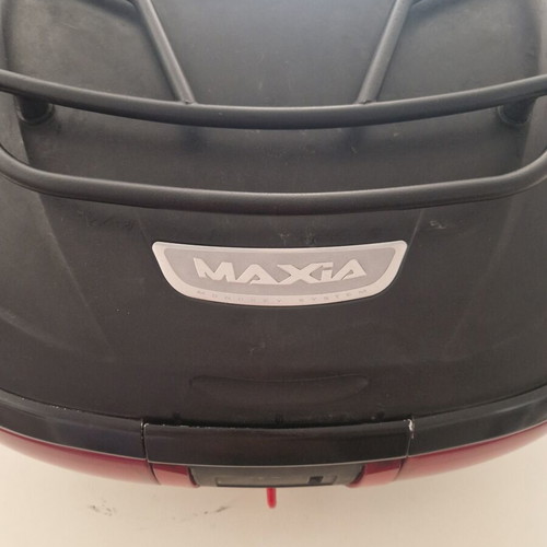Givi Maxia 3 (E55) Motorcycle Top Case 55lt used with rack and backrest