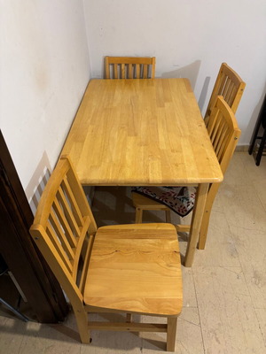 Dining set, wood