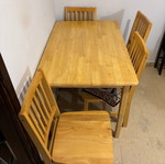 Dining set, wood