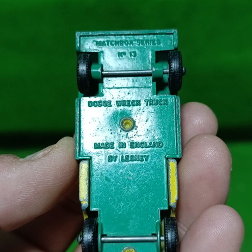 Vintage Lesney Matchbox 1965 No 13 Dodge Wreck Truck BP used