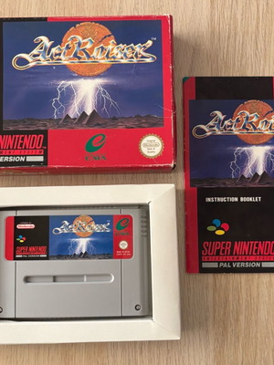 ActRaiser Super Nintendo SNES английско употребявано пълно