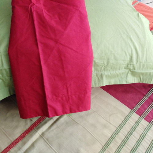 Summer blanket super king size with 2 Oxford percale pillowcases