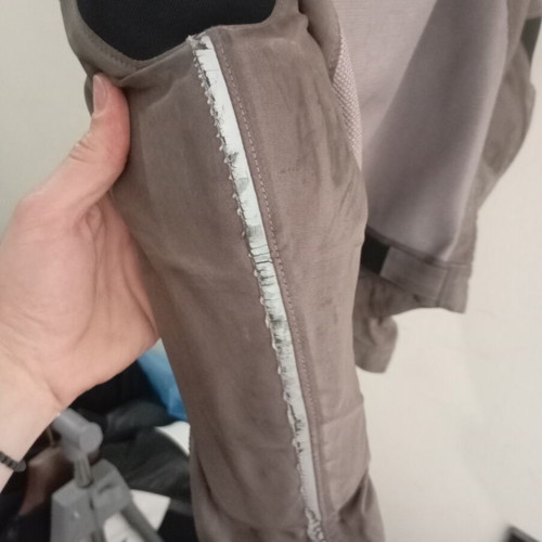Dainese summer jacket used, size 48, olive color, with shoulder and elbow protection