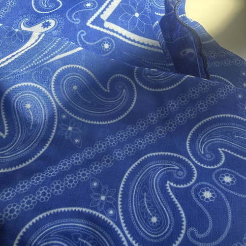 Karavan bandana, blue triangle headband