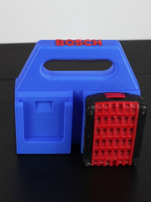 Bosch 18V Professional battery transport base for 4 batteries made to order