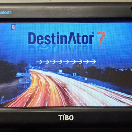 Tibo V4150 GPS navigation used with Greek maps