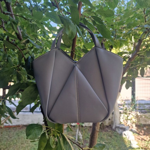 Women's bag new, white and gray, beautiful design
