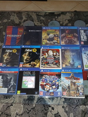 Ps4 rare games new, with steelbook and protective cases