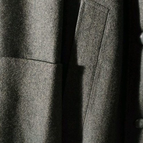 Swiss military coat with wool cap like new