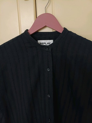 Replay men's shirt black like new, size M