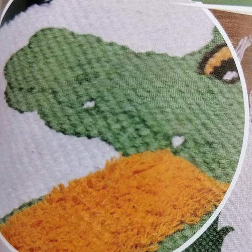 Biopros baby rug with crocodile and unicorn, new, 100% cotton